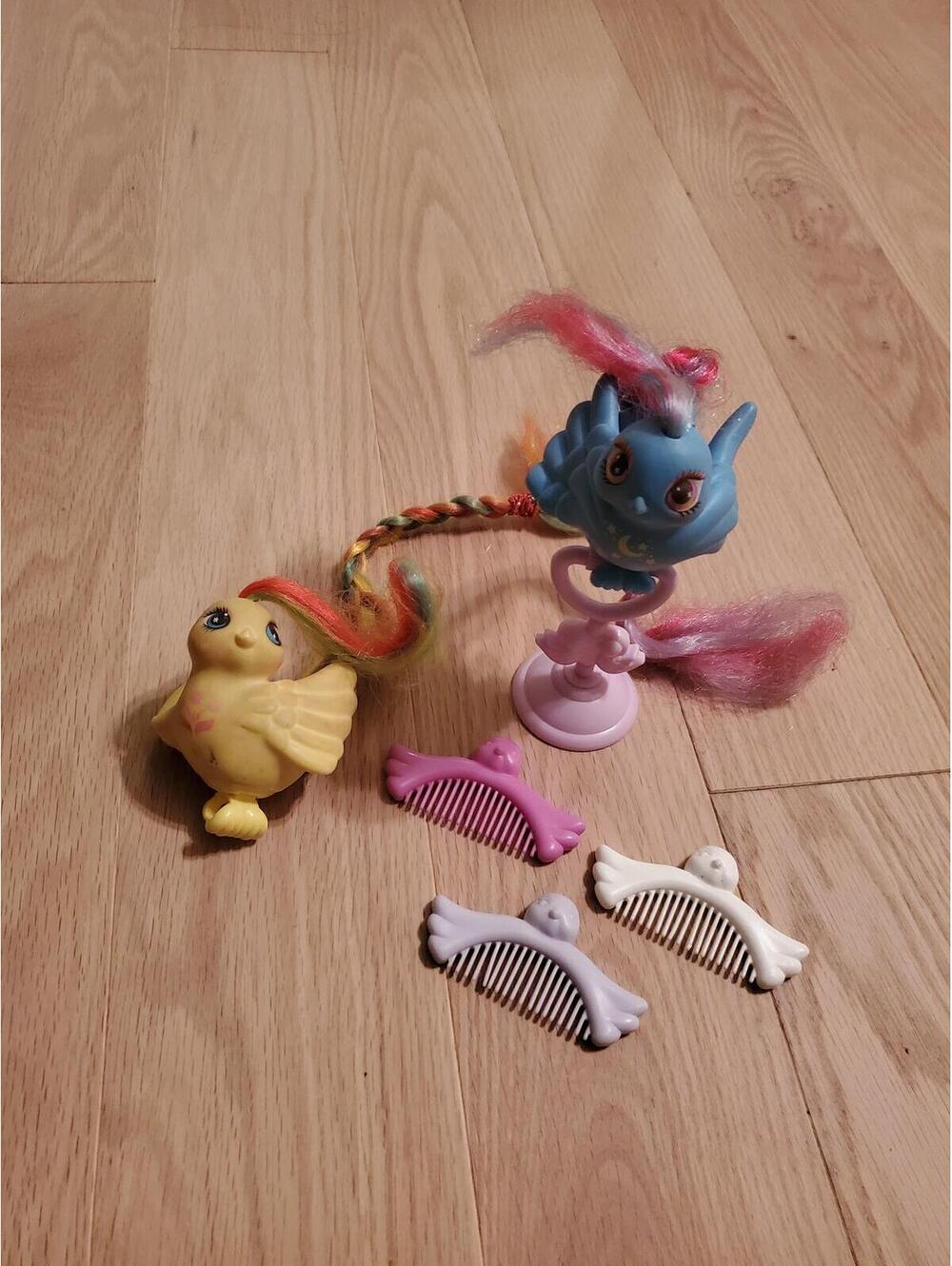 Extremely Rare Vintage 1987 Hasbro Fairy Tails bird toys